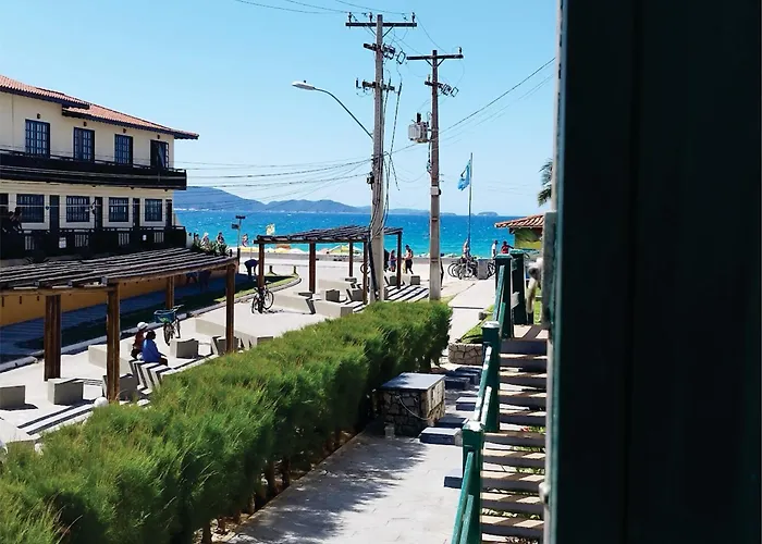 Da janela Maravilhe-se com a Vista! Apto tipo flat, Praia do Peró, Pé na Areia, Piscina, Wi Fi Cabo Frio, Brasil