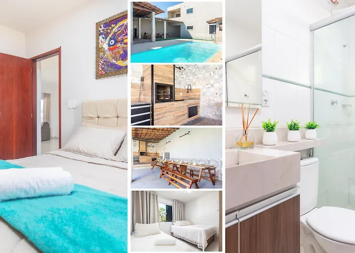 Casa de Praia com Piscina Aquecida e 4 Suítes e garagem 3 carros, 800 mtrs da praia internet 700 mbps, condomínio privado com pista de skate , quadra de futevôlei , campos e quadras de futebol! Cabo Frio, Brasil